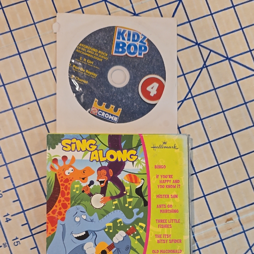 Hallmark Sing Along CD with Colorful Cover